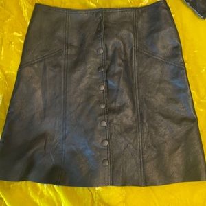 Fifteen twenty 100% leather mini skirt 2